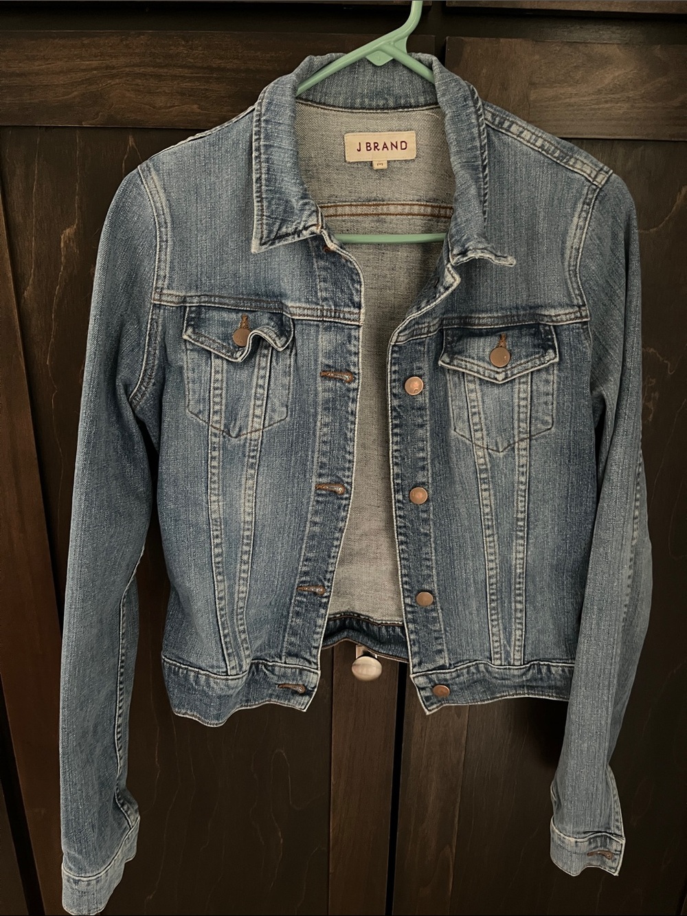 J Brand Medium Wash Blue Denim Jacket